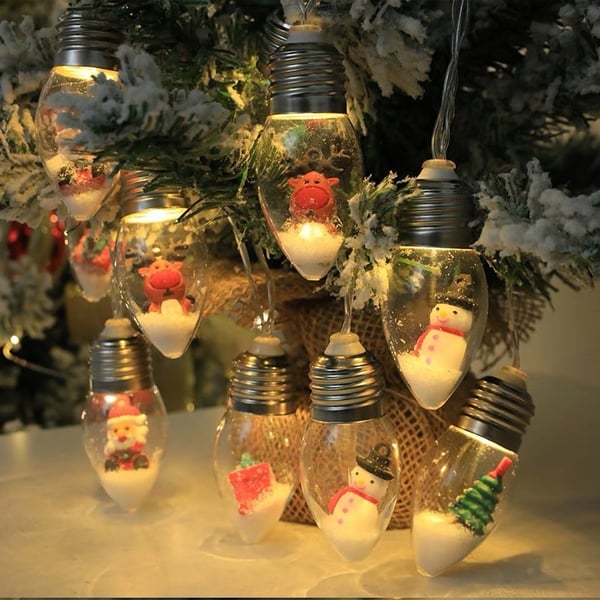 VintageGlow – Vintage Kerstdecoraties, LED Gloeilamp Sfeerverlichting