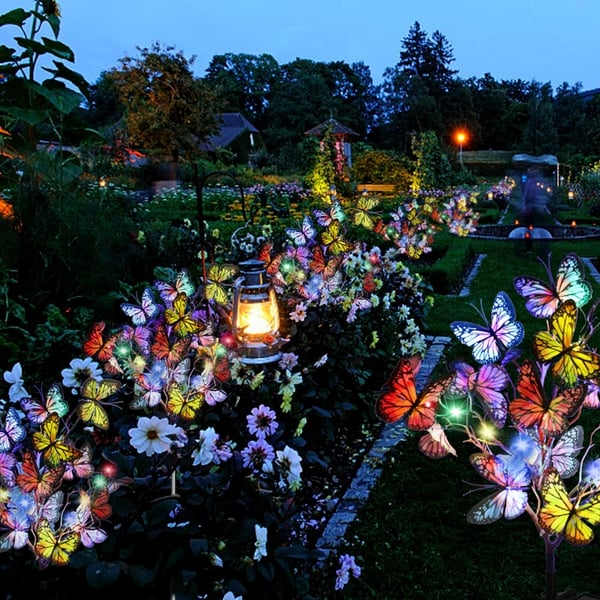 Solar Butterfly Lights for Outdoors