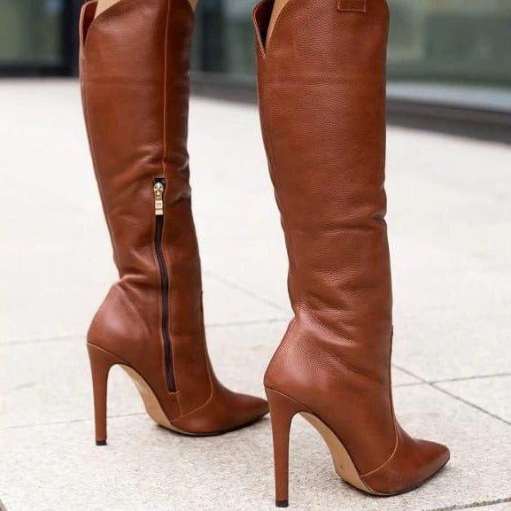 Elysse - Stiefel mit hohen Absätzen und seitlichem Reißverschluss