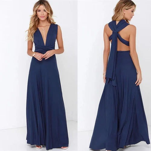 Versatile and Strapless Wrap Dress