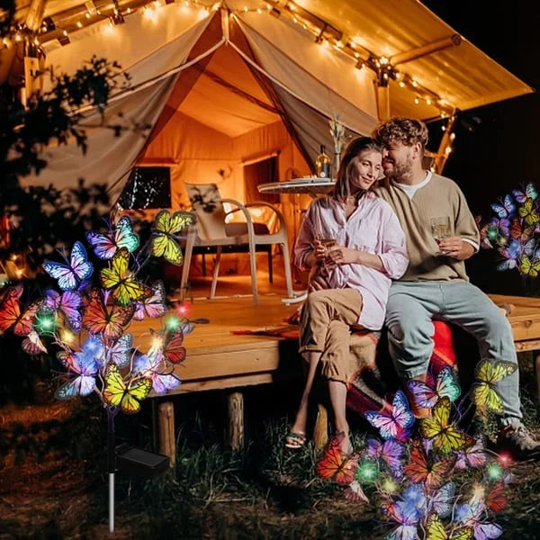 Solar Butterfly Lights for Outdoors