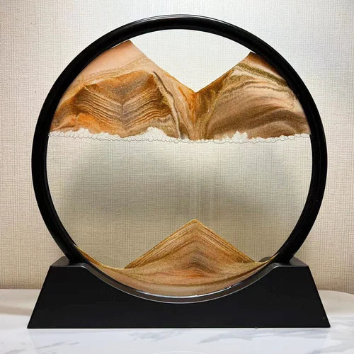 3D Hourglass Deep Sea Sand Landscape