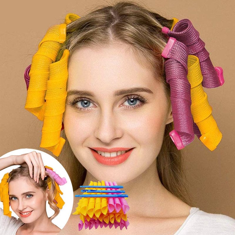 CurlCraft™ - Magiske Krølltenger - Varmefri Stylingsett