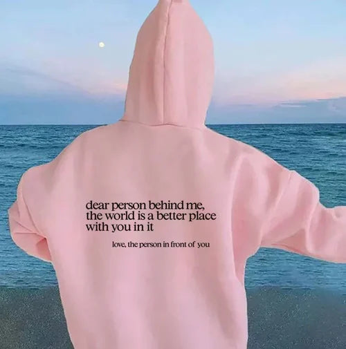 'Dear Person Behind Me' Sweater