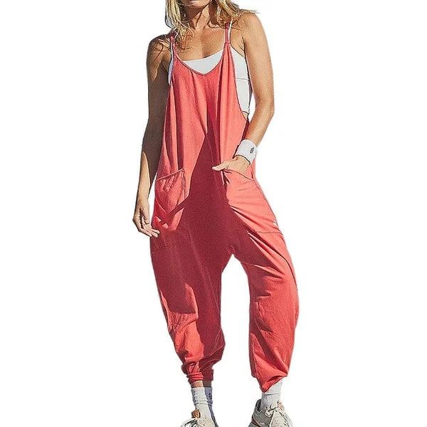 Wijd Been Jumpsuit met Zakken