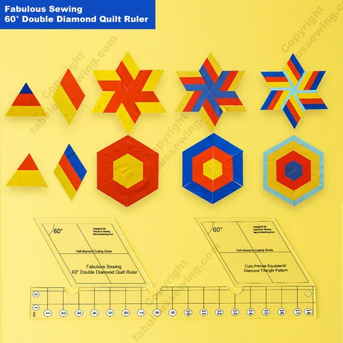 Double Diamond Quilt Ruler