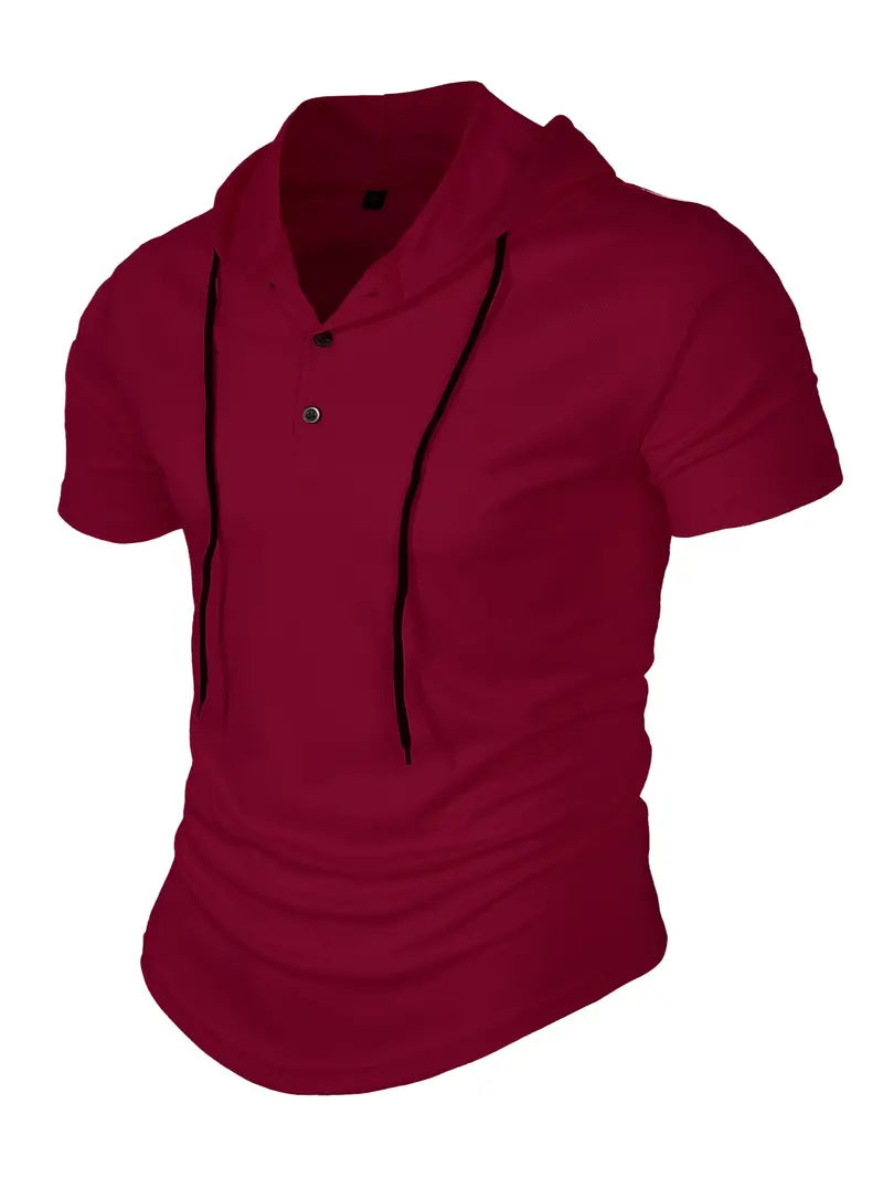 Vivek™ - Korte Mouwen Hoodie Shirt