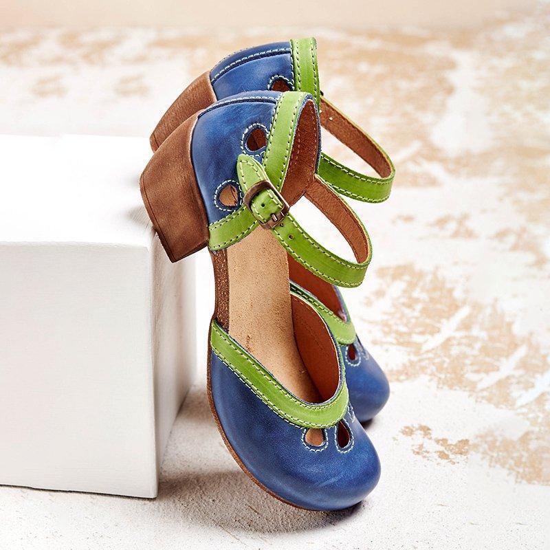 Amalia™ | Orthopaedic Sandals with Low Heel