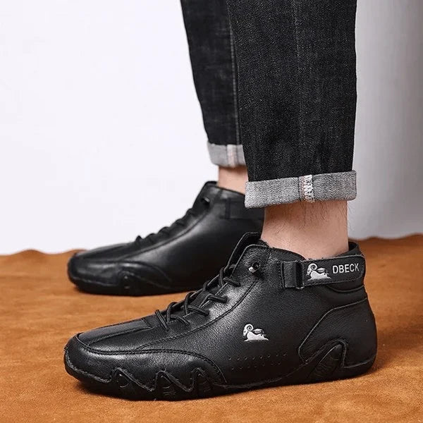 2023 Italian Handmade Suede Boots with Velcro