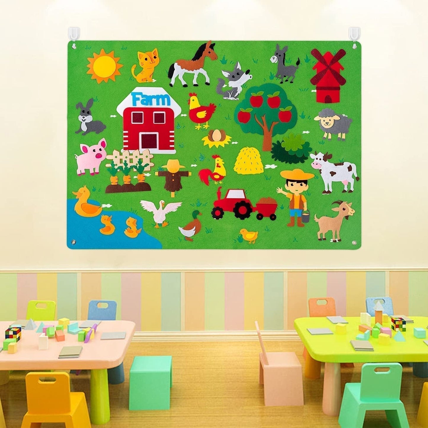 FeltBoard™ | Meet the wonderful animals! - Felt board