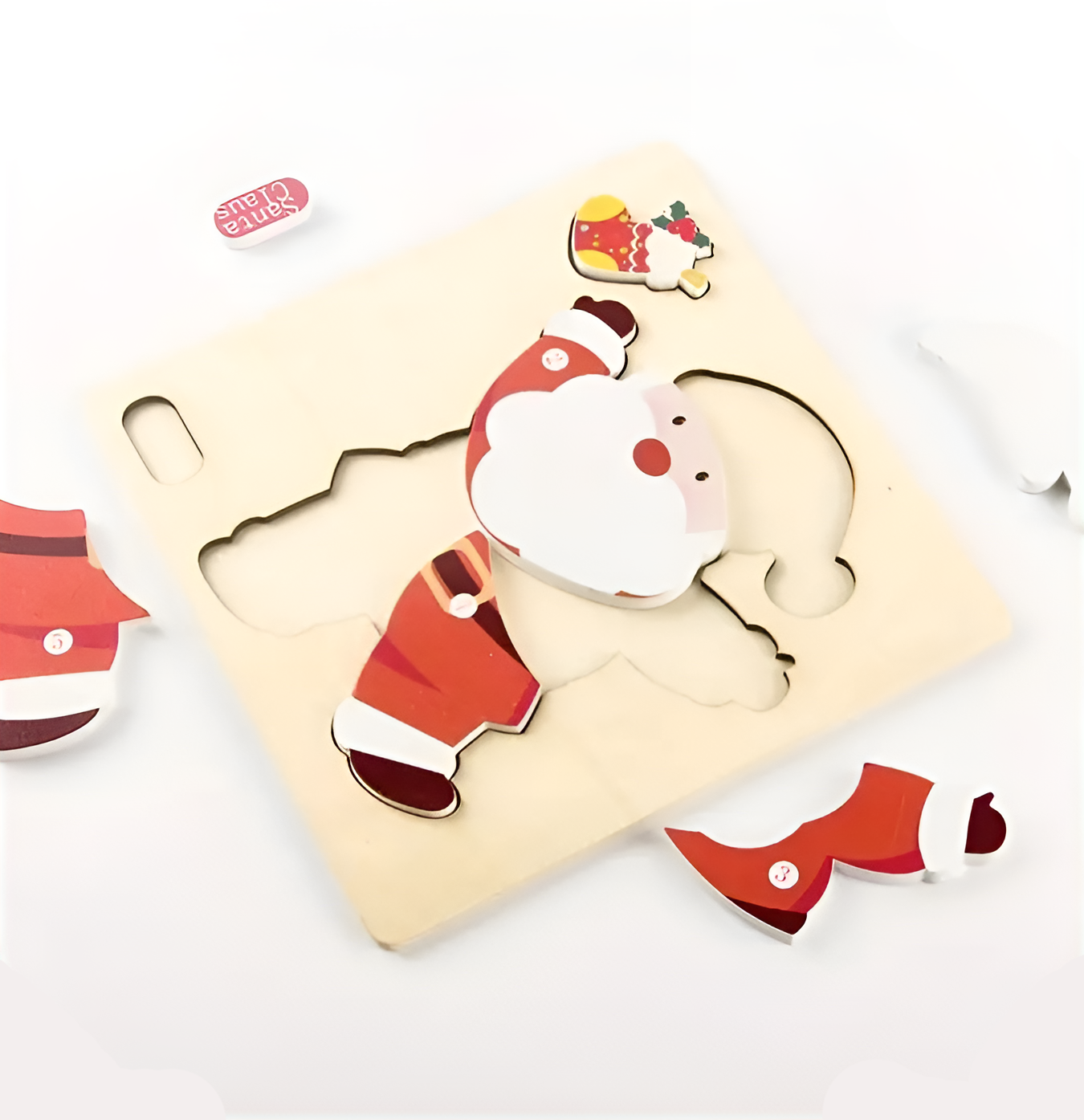 Montessori Træjulepuzzles
