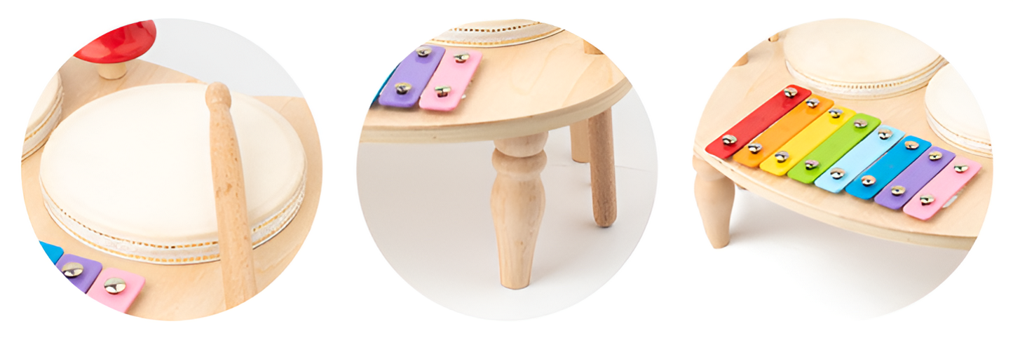 Montessori Træ Trommesæt