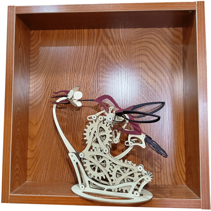Mekanisk 3D Træ Kolibri
