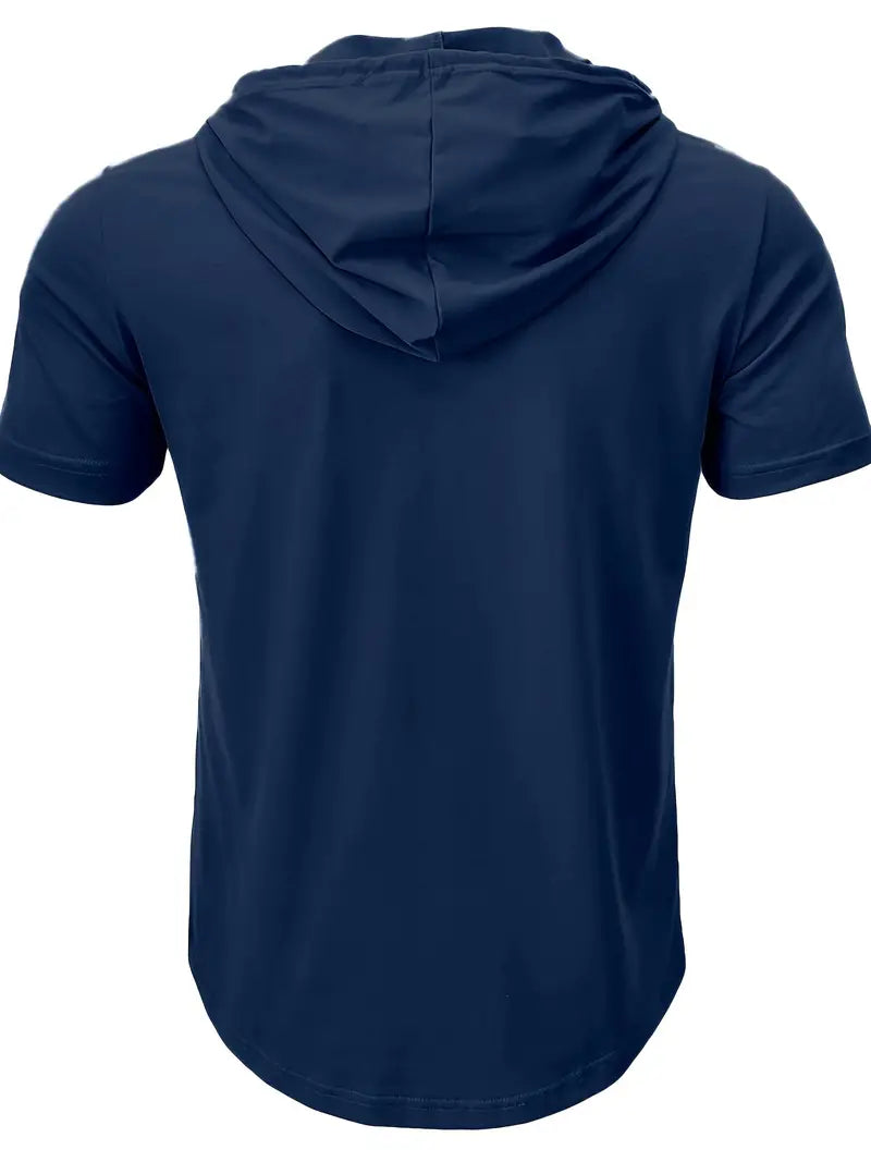Vivek™ - Korte Mouwen Hoodie Shirt