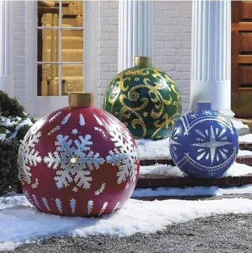 Opblaasbare Versierde Kerstbal
