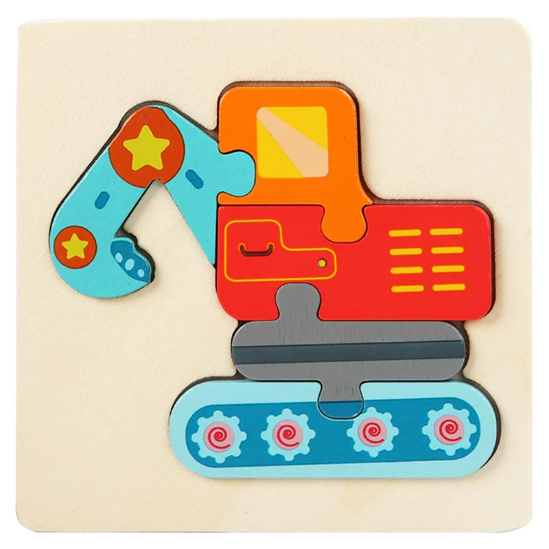 3D Wooden Puzzle™ - Playful Animal Adventure - Jigsaw Puzzle