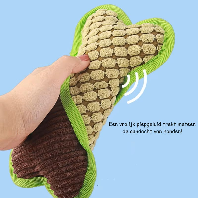 Doggle™ | Dog-shaped Toy with Squeaker