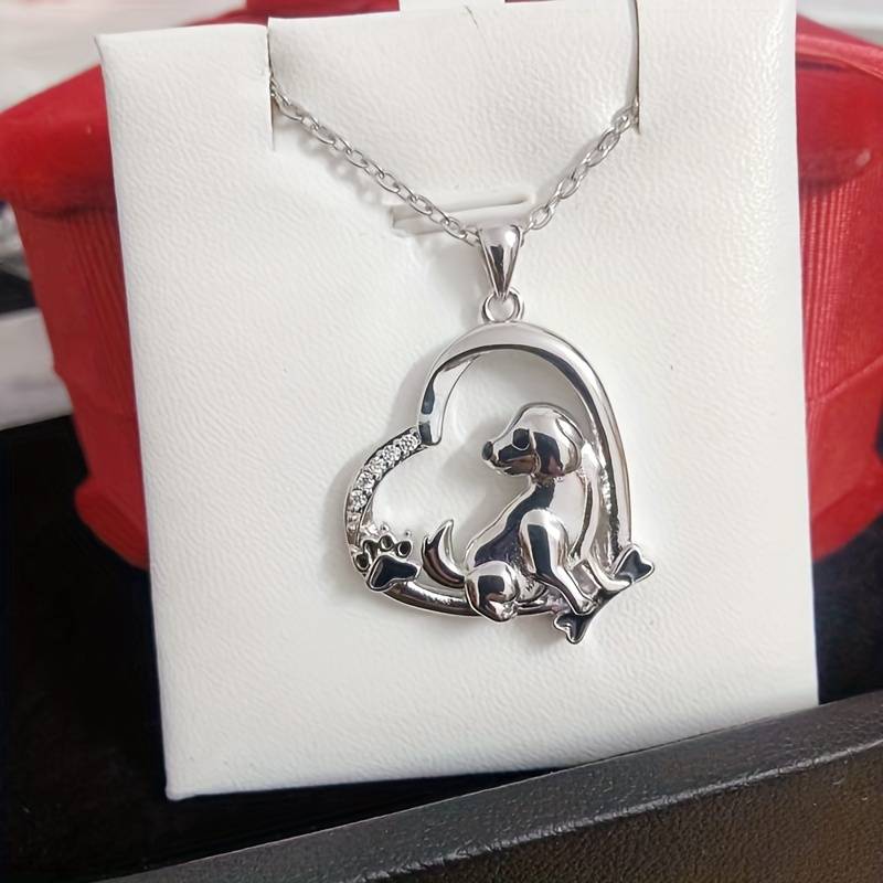 PupShine™ | Luxe Heart and Dog Necklace