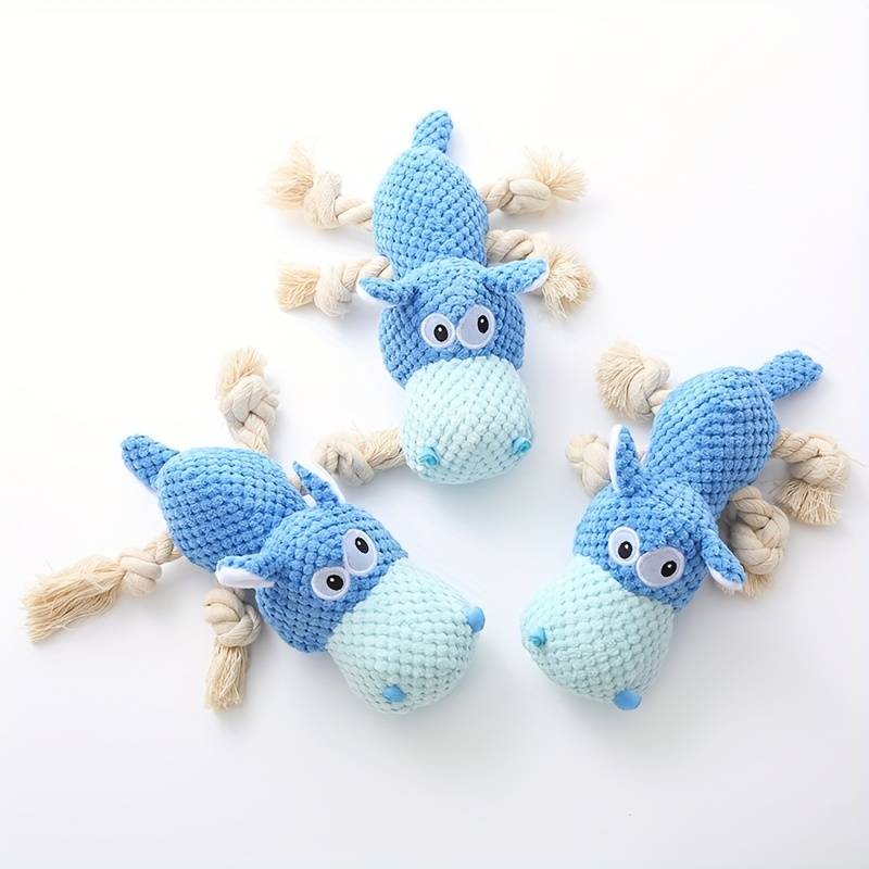 PurrPals™ | Robuust Squeaky Knuffelspeelgoed