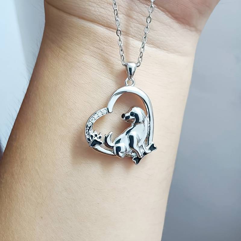 PupShine™ | Luxe Heart and Dog Necklace