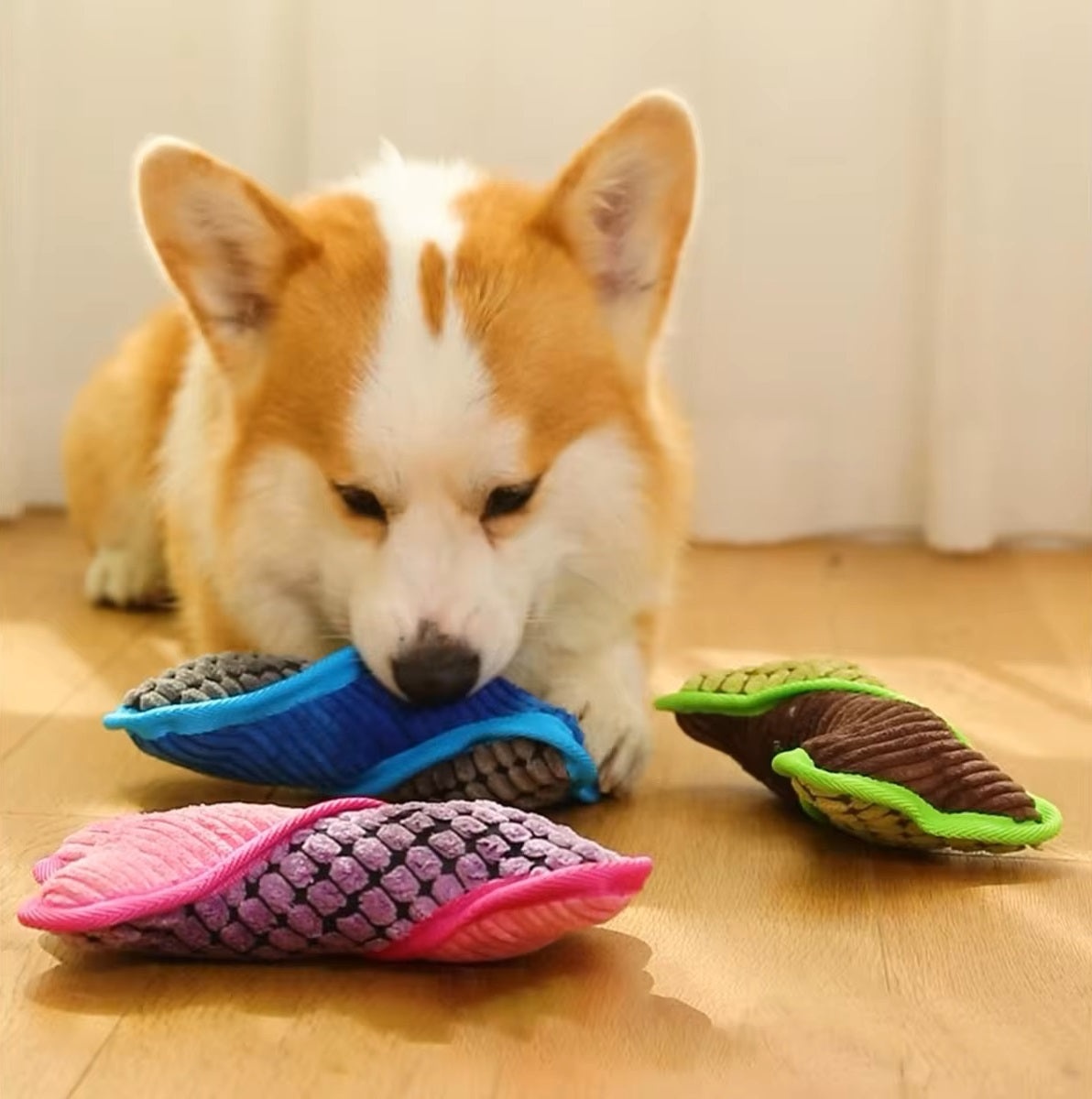 Doggle™ | Dog-shaped Toy with Squeaker