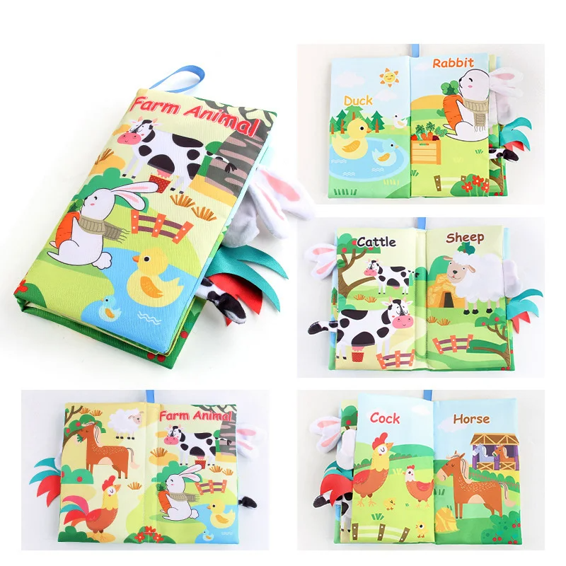 Soft Tail Book™ – Soft Tail Fun - Sensory Animals Baby Booklet