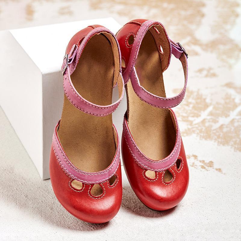 Amalia™ | Orthopaedic Sandals with Low Heel