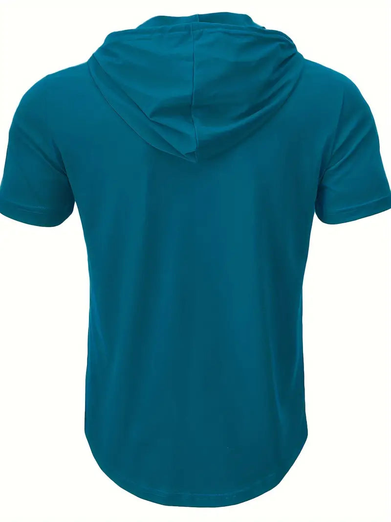 Vivek™ - Korte Mouwen Hoodie Shirt