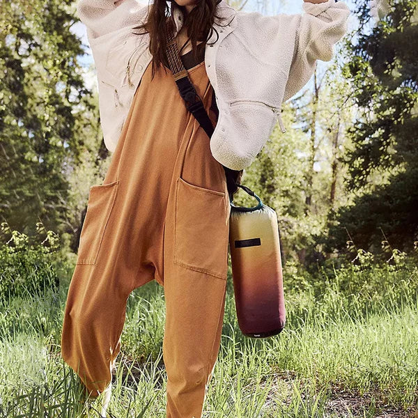 Wijd Been Jumpsuit met Zakken
