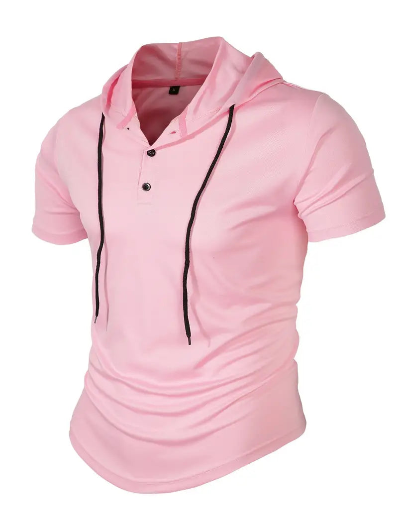 Vivek™ - Korte Mouwen Hoodie Shirt