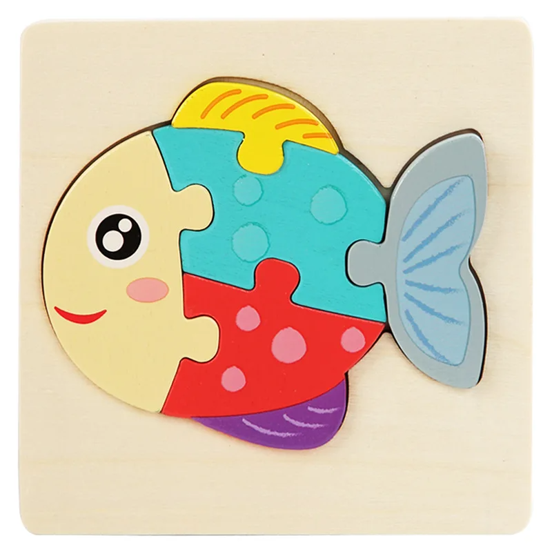 3D Wooden Puzzle™ - Playful Animal Adventure - Jigsaw Puzzle