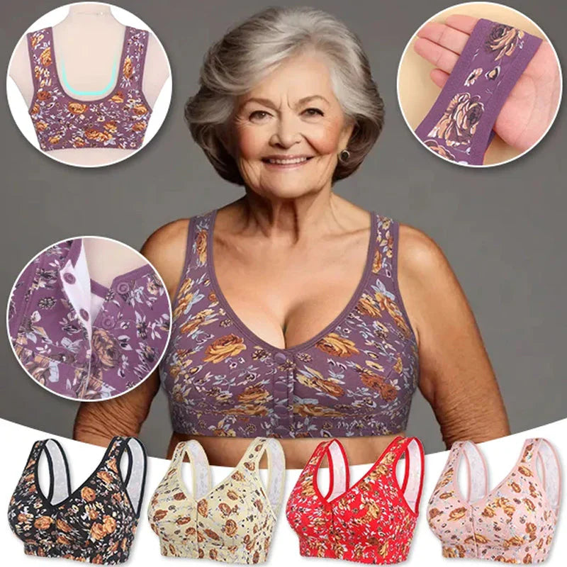 Comfortable Bra with Front Fastening for Women