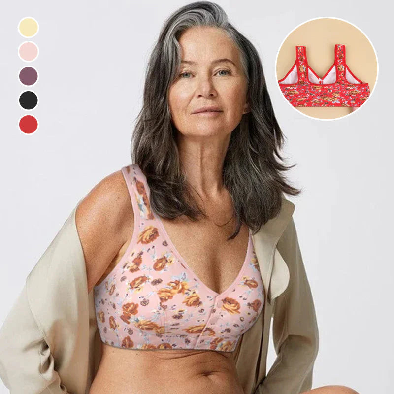 Comfortable Bra with Front Fastening for Women