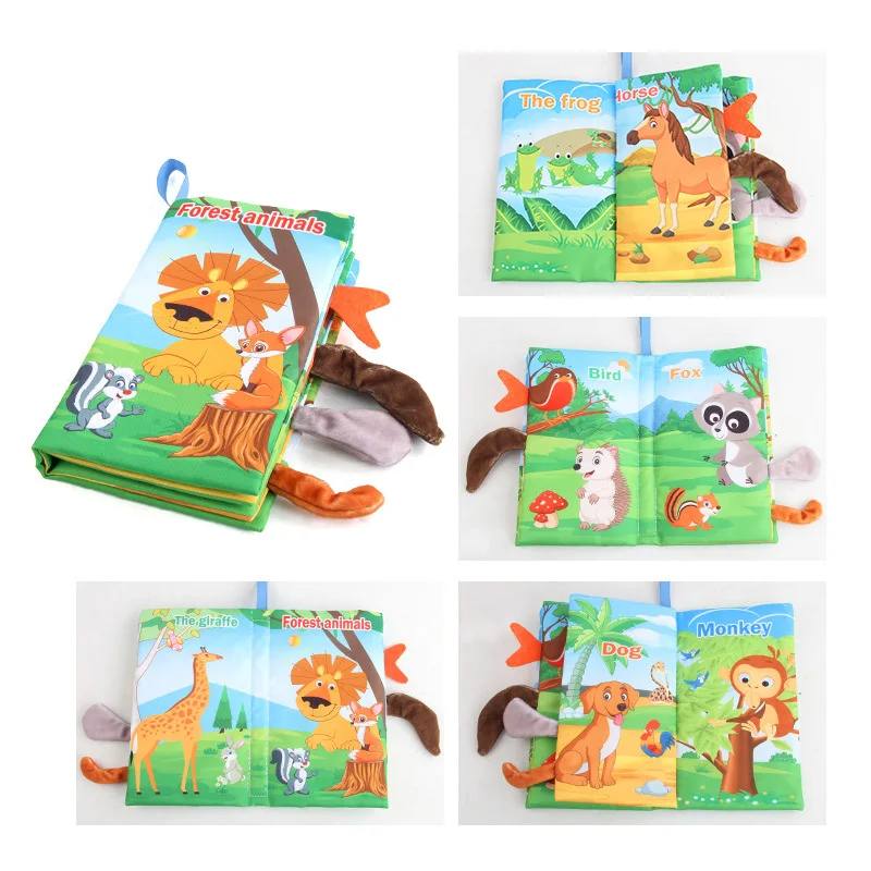 Soft Tail Book™ – Soft Tail Fun - Sensory Animals Baby Booklet