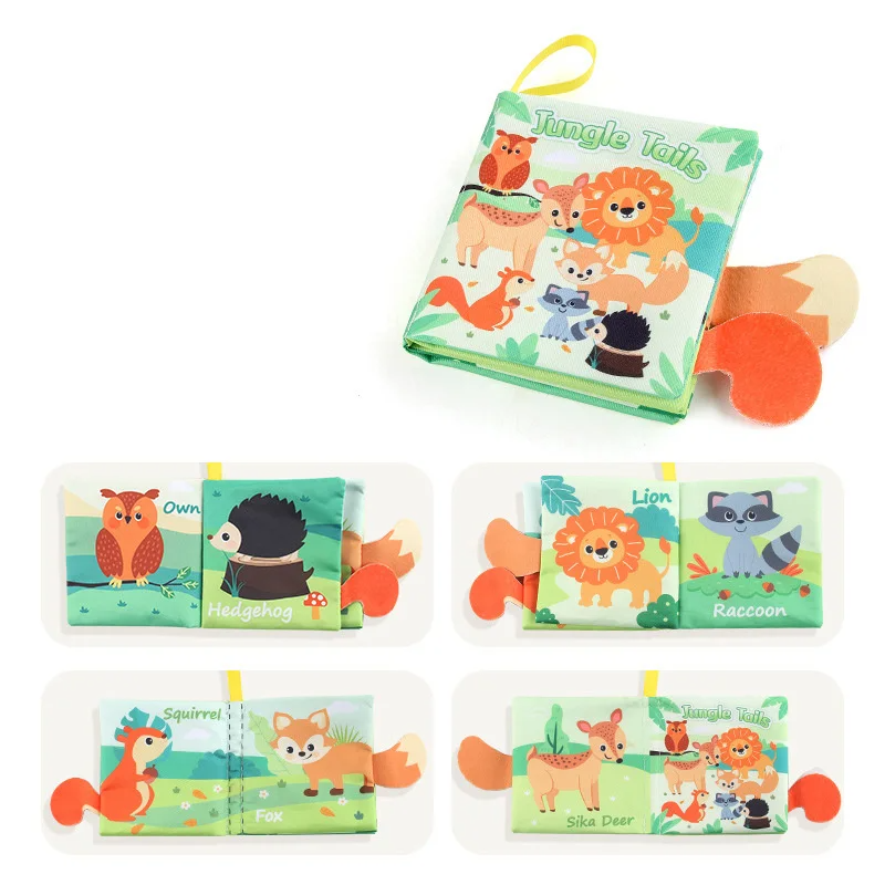 Soft Tail Book™ – Soft Tail Fun - Sensory Animals Baby Booklet