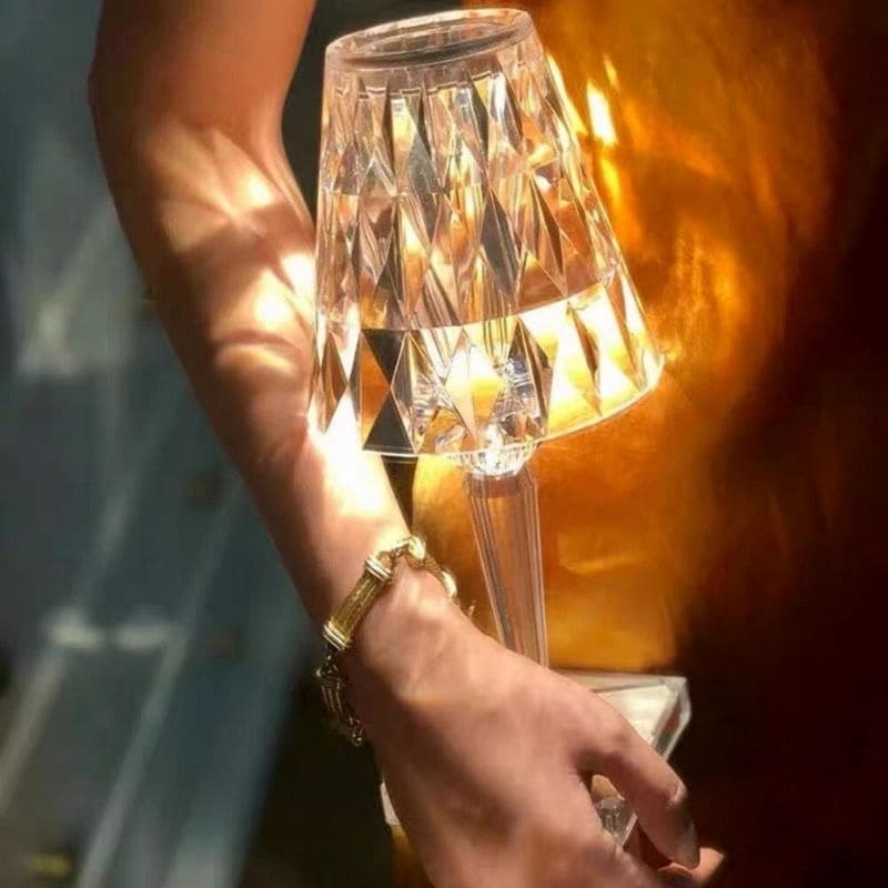Acrylic Crystal Table Lamp - LuxeGlow