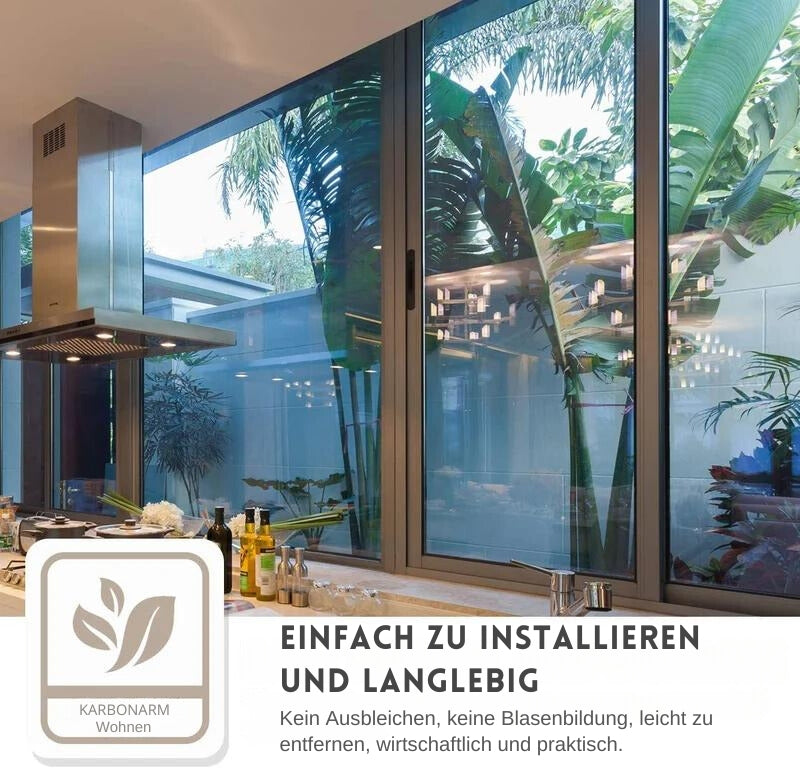 CrystalCover™ - Datenschutz, Sonnenschutz, UV-reflektierende Fensterfolie