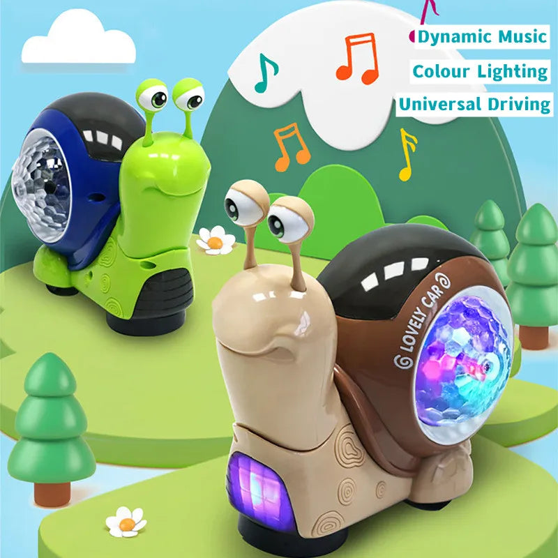 Music Snail™ - Luminous Playmate - Toy Snail & Crab