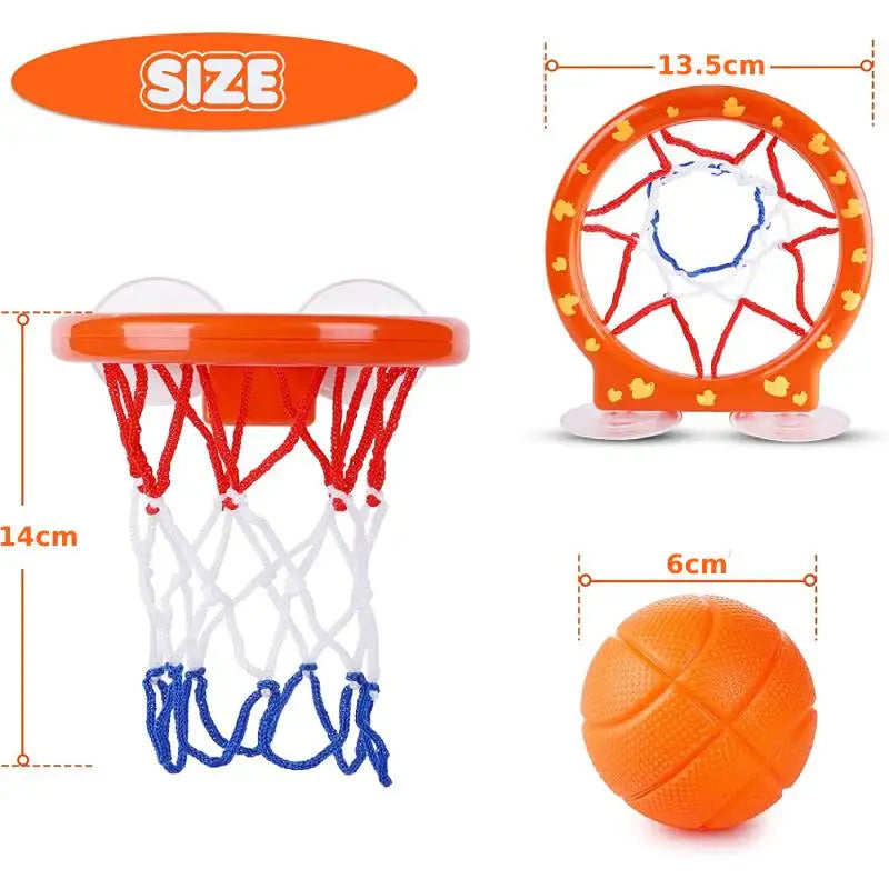 Bath Basketball™ – Splashing Scoring Fun - Basketball Bath Toys Set