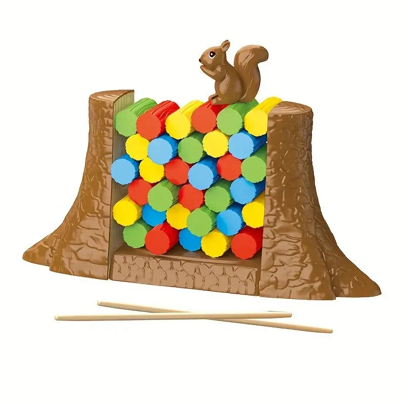 Eichhörnchen Stapler™ - Lass das Eichhörnchen nicht fallen - Balance Brettspiel