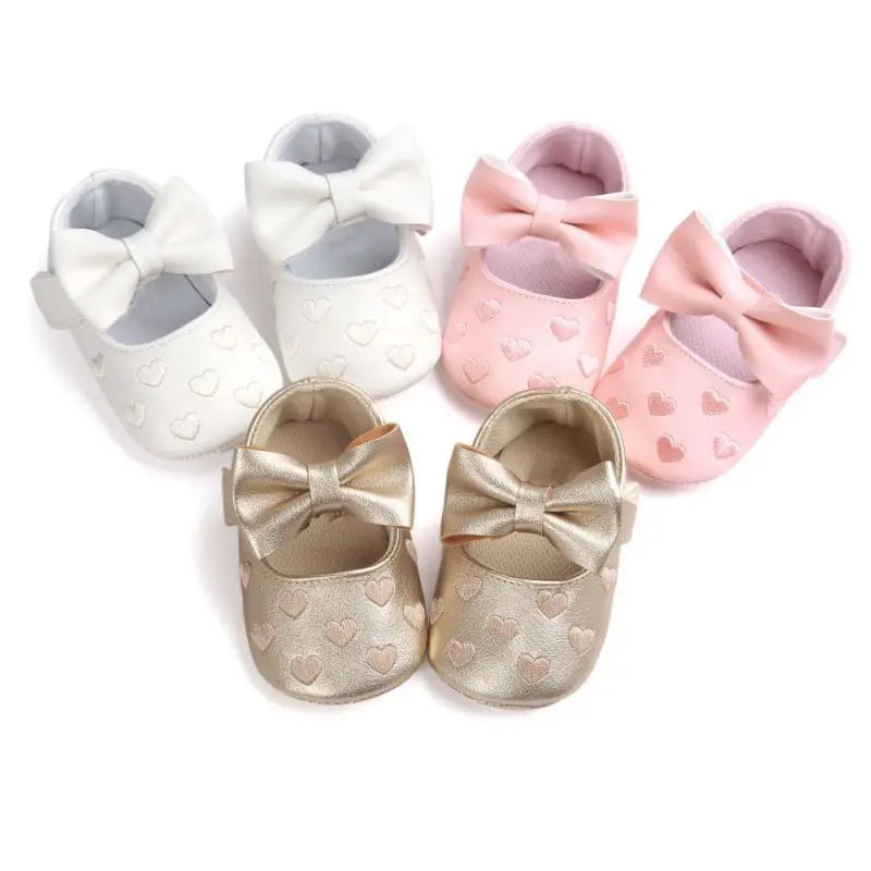 Mini Fashion™ - Åndbart materiale - Baby skridsikre sko