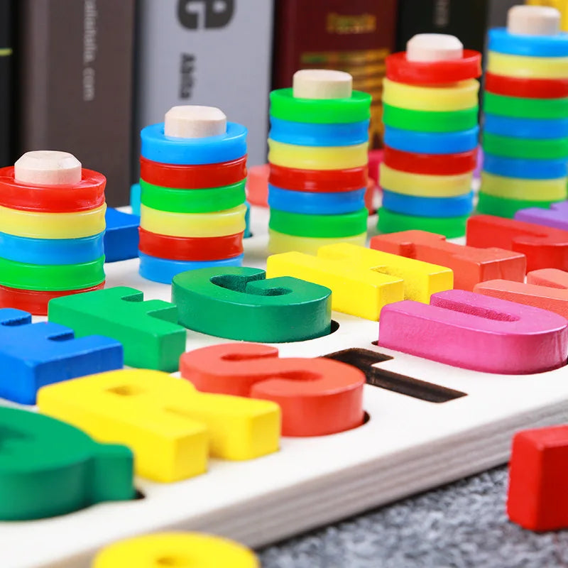 Woods™ – Counting and Reading Fun – Educational Wooden Board