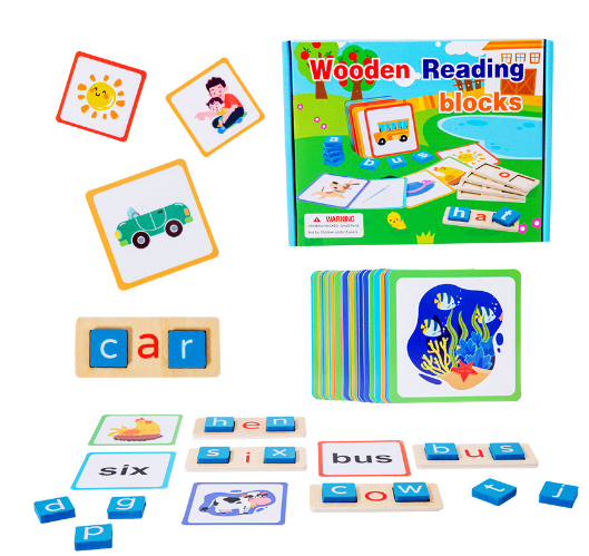 Montessori Stavnings Flashcards Sæt