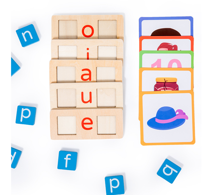 Montessori Stavnings Flashcards Sæt