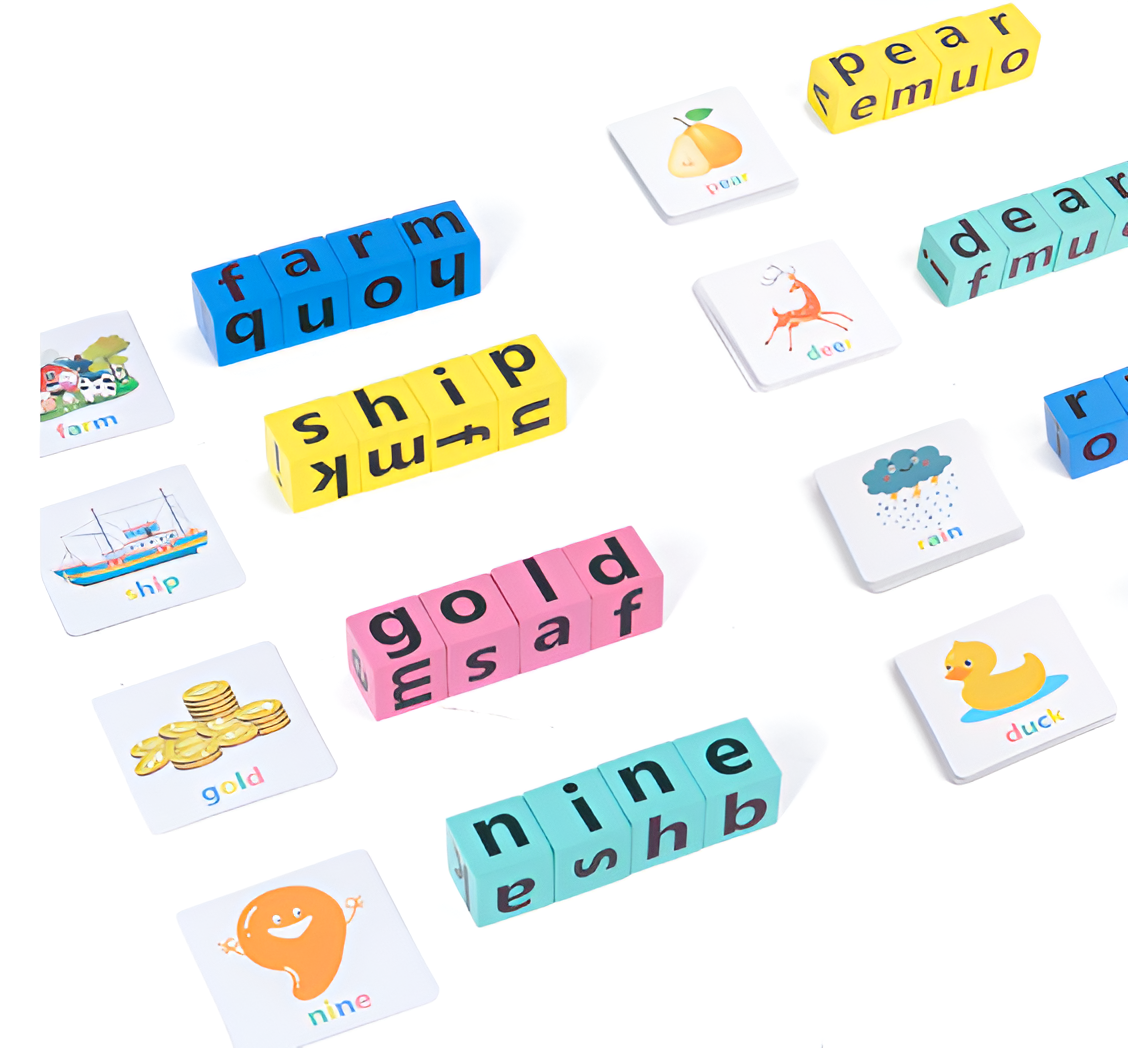 Montessori Speedy Spelling Cubes