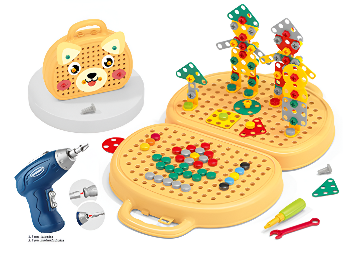 Montessori Mosaikker Øvelsessæt