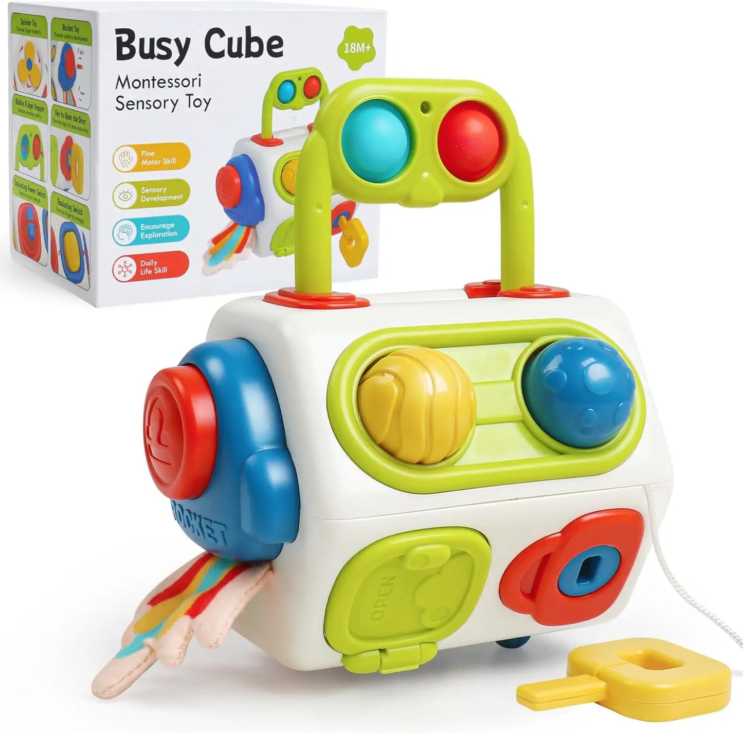 Montessori Busy Cube™ – Handy on the go - Sensory Cube