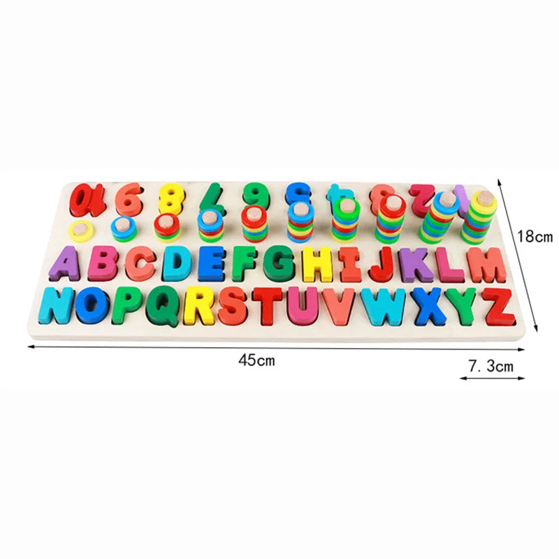 Woods™ – Counting and Reading Fun – Educational Wooden Board