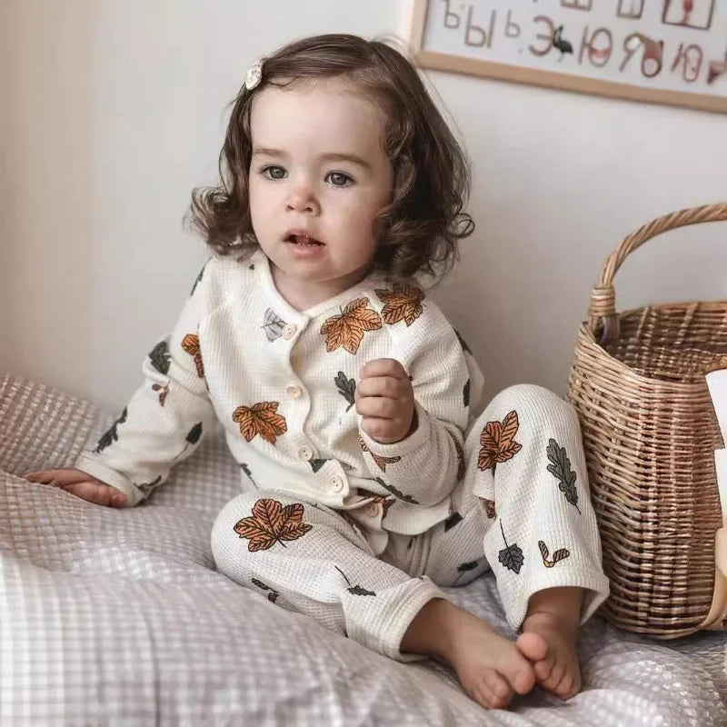 Mini Fashion™ - Luftige Baumwolle - Kinderpyjamas