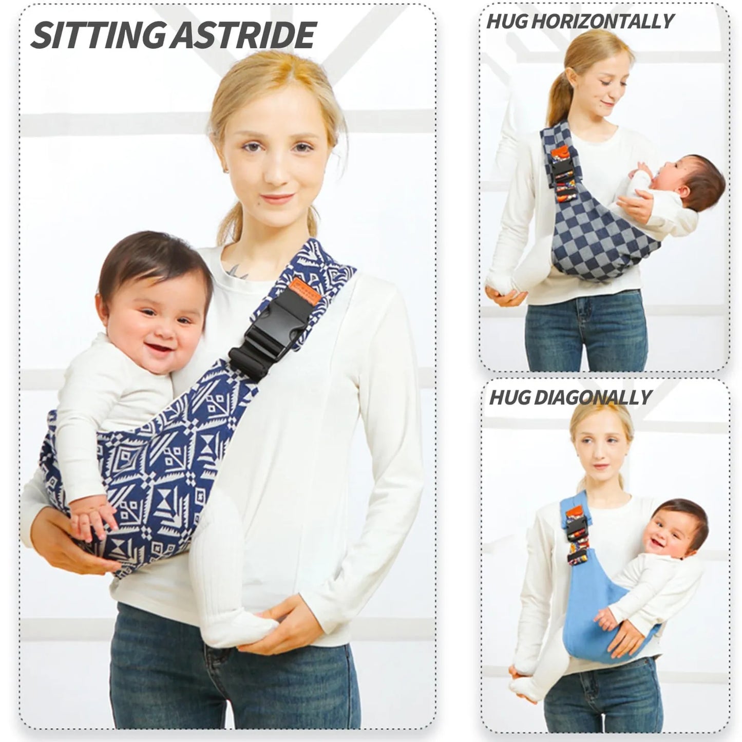 Babytrage Sling™ - Verstellbare Babytrage - Hüfttrage